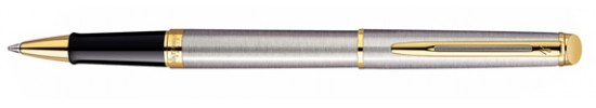  ручки waterman ручка ватерман роллер в футляре Hemisphere Stainless Steel GT